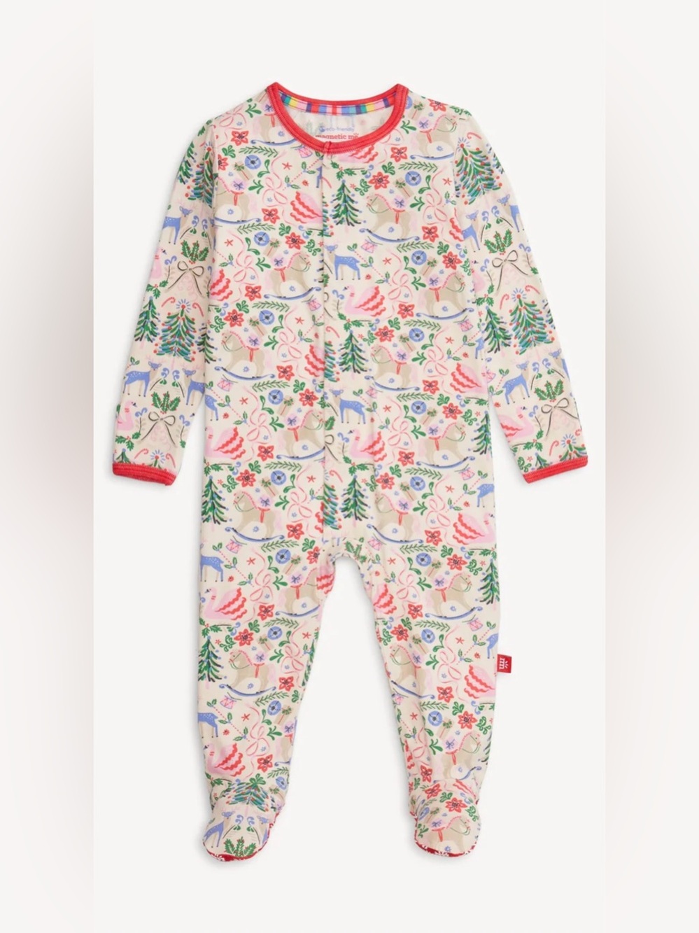 Magnetic Me Footie - Holiday Print